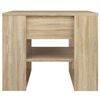 vidaXL Table basse ch&ecirc;ne sonoma 55,5x55x45 cm bois d'ing&eacute;nierie