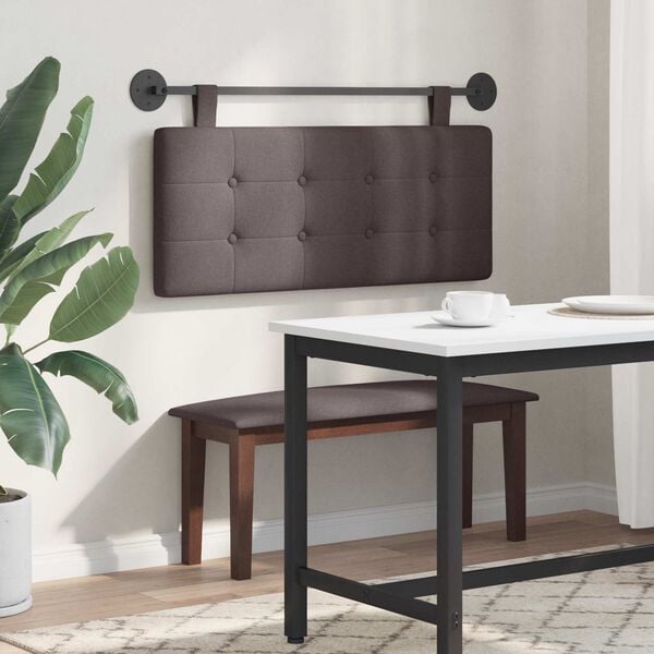 vidaXL T&ecirc;te de lit suspendue Montage mural tissu