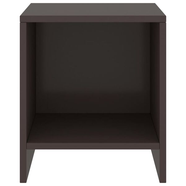 vidaXL Tables de chevet 2 pcs Marron fonc&eacute; 35x30x40 cm Bois de pin