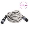 vidaXL Tuyau d'arrosage buse de pulv&eacute;risation argent&eacute; 0,6" 22,5 m inox