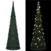vidaXL Sapin de Noël artificiel pré-éclairé avec guirlandes vert 150cm