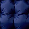 vidaXL Matelas de camping autogonflant oreiller 1 personne bleu marine