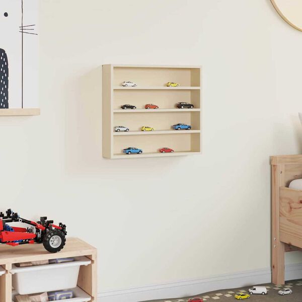 vidaXL Boîte d'Exposition en Bois Marron 40 x 8,5 x 37 cm Contreplaqué