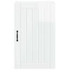vidaXL Armoire de cuisine Blanc brillant 50 x 31 x 80 cm