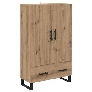 vidaXL Haut Armoire avec tiroir Ch&ecirc;ne artisanal 69,5 x 30 x 115 cm