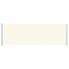 vidaXL Auvent lat&eacute;ral r&eacute;tractable de patio 200x600 cm Cr&egrave;me