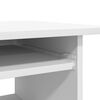 vidaXL Bureau Blanc 80x45x74 cm Bois d&rsquo;ing&eacute;nierie
