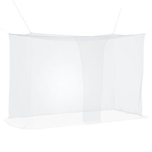 vidaXL Filet anti-moustiques pour lit 156 mailles 3 pcs Blanc