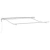 vidaXL Auvent R&eacute;tractable Cr&egrave;me 300 x 200 cm Polyester et Aluminium