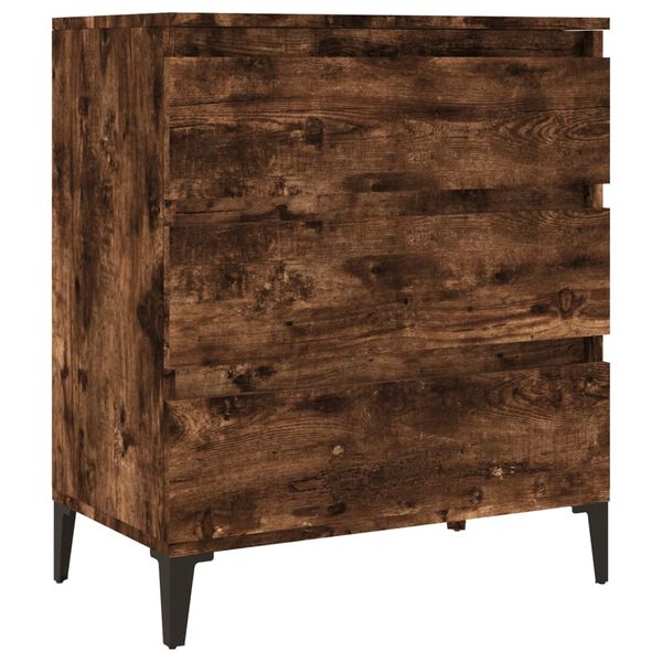 vidaXL Buffet Ch&ecirc;ne fum&eacute; 60x35x70 cm Bois d'ing&eacute;nierie