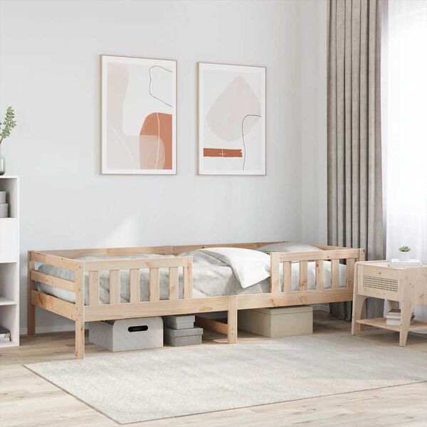 vidaXL Cadre de lit sans matelas 80x200 cm bois massif de pin