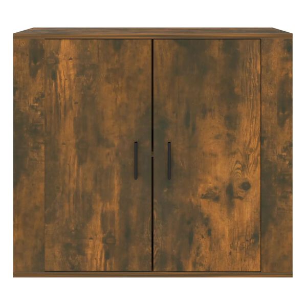 vidaXL Buffet Ch&ecirc;ne fum&eacute; 80x33x70 cm Bois d'ing&eacute;nierie