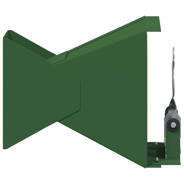 vidaXL Attrape-plombs Vert 14 x 14 x 19 cm Acier