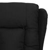 vidaXL Fauteuil Noir Tissu