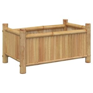 vidaXL Jardini&egrave;re 50x30x25 cm bambou