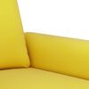 vidaXL Ensemble de canap&eacute;s 2 pcs avec coussins jaune velours