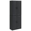 vidaXL Ensemble de Meubles 2 pc Noir Bois d'ing&eacute;nierie
