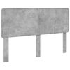 vidaXL T&ecirc;te de lit Gris b&eacute;ton Bois d'ing&eacute;nierie