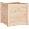 vidaXL Jardini&egrave;res d'ext&eacute;rieur 2 pcs 40x40x40 cm bois de pin massif