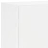 vidaXL Unit&eacute;s murales TV 5 pcs blanc bois d'ing&eacute;nierie