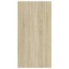 vidaXL Meubles TV 2 pcs Chêne sonoma 30,5x30x60 cm Bois d’ingénierie