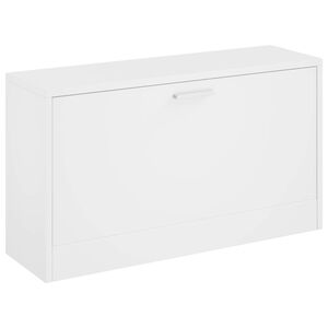 vidaXL Banc &agrave; chaussures 80x24x45 cm Blanc