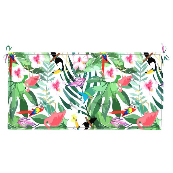 vidaXL Coussin de banc de jardin multicolore 100x50x4 cm tissu oxford