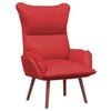 vidaXL fauteuil Rouge 69 x 74 x 93 cm Simili cuir
