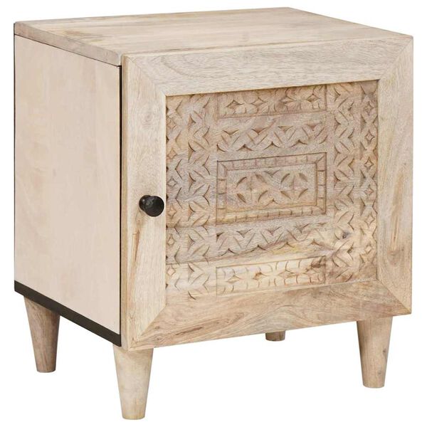 vidaXL Cabinet de chevet 2 pcs Beige 40 x 33 x 46 cm