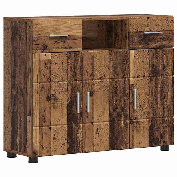 vidaXL Cabinet en Bois avec tiroir Bois ancien 88,5 x 30,5 x 73 cm