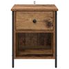 vidaXL Cabinet de chevet Bois ancien 40 x 42 x 50 cm Bois d'ing&eacute;nierie