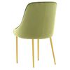 vidaXL Chaises &agrave; manger lot de 6 vert clair velours