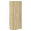 vidaXL Buffet haut ch&ecirc;ne sonoma 70x42,5x185 cm bois d'ing&eacute;nierie