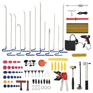 vidaXL Kit d'outils de d&eacute;bosselage sans peinture 80 pcs
