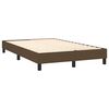 vidaXL Sommier &agrave; lattes de lit matelas et LED Marron fonc&eacute; 120x200 cm
