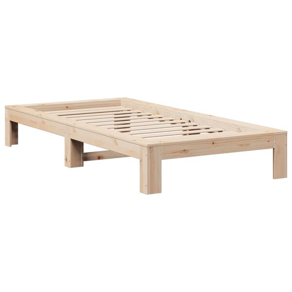 vidaXL Cadre de lit sans matelas 90x200 cm bois de pin massif