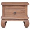 vidaXL Table de chevet 45x35x40 cm Bois de teck solide