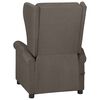 vidaXL Fauteuil de massage Marron Tissu