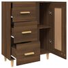 vidaXL Buffet Ch&ecirc;ne marron 69,5x34x90 cm Bois d'ing&eacute;nierie