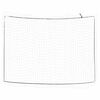 vidaXL Filet pour remorque avec corde &eacute;lastique blanc 4x3 m PP