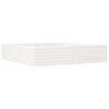 vidaXL Jardini&egrave;re blanc 110x110x23 cm bois de pin massif