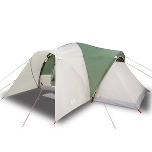 vidaXL Tente familiale &agrave; d&ocirc;me 6 personnes vert imperm&eacute;able