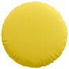 vidaXL Coussins de si&egrave;ge 2 pcs Jaune clair &Oslash;40 x 13 cm tissu