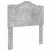 vidaXL Lit de Rangement Gris b&eacute;ton 75 x 190 cm Bois d'ing&eacute;nierie