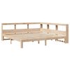 vidaXL Lit biblioth&egrave;que sans matelas 180x200 cm bois massif de pin