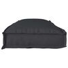 vidaXL Coussin Noir 110 x 40 x 8 cm Tissu Oxford