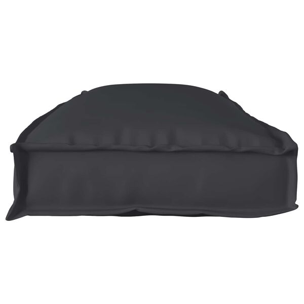vidaXL Coussin Noir 110 x 40 x 8 cm Tissu Oxford