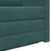 vidaXL Canap&eacute;-Lit 110cm Vert fonc&eacute; Velours