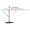 vidaXL Pied de parasol Gris fonc&eacute; 100 x 100 x 4 cm Acier