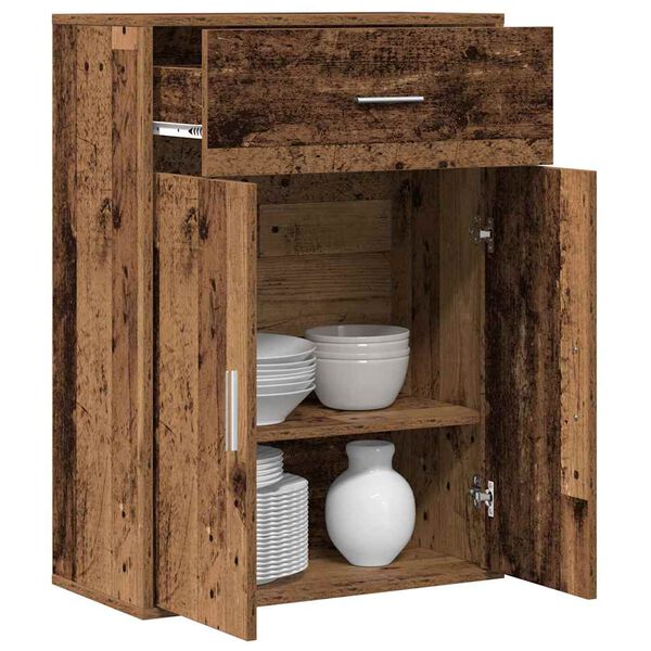 vidaXL Buffet Bois ancien 60 x 30 x 84 cm Bois d'ing&eacute;nierie